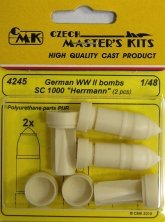 1/48 German WWII bombs SC 1000 (2pcs.)
