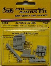 1/48 Ju 88A Bulkhead w/ radio sets for MG 15 pos.