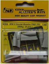 1/48 Soviet WWII Bombs FAB 250kg (4 pcs.)