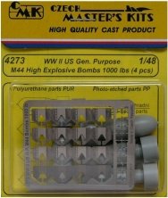 1/48 US Gen.Purpose M44 HE Bombs 1000 lbs (2 pcs.)