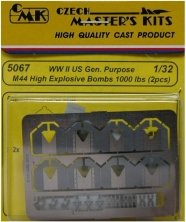1/32 US Gen.Purpose M44 HE Bombs 1000 lbs (2 pcs.)