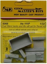 1/32 He 111P Fuel fillers neck&life raft set (REV)