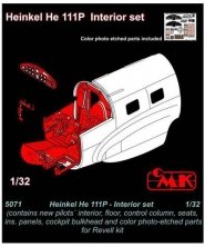 1/32 Heinkel He 111P  Interior set (REV)