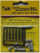 1/72 US General Purpose M43 HE Bombs 500lb (6 pcs)