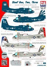 1/72 Stoof One, Two, Three Grumman S-2 Tracker decals