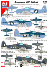 1/72 Grumman F6F Hellcat USN, FAA, Japan, Aeronavale, Uruguay