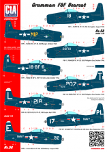 1/72 Grumman F8F Bearcat All types of this aircraft, USN