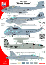 1/72 CVW-5 during Desert Storm EA-6, E-2C, SH-3H, F/A-18