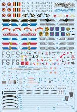 1/72 Belgian F-16A/F-16B Sqn Emblems & Stencilling