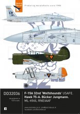 1/32 F-15 Wolfhounds Orange triangles Dutch decal