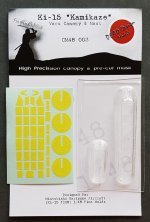 1/48 Mitsubishi Ki-15 Kamikaze Vacu Canopy & Mask