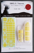 1/48 Nakajima B6N Tenzan Vacu Canopy & Mask