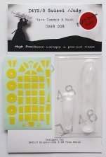 1/48 Yokosuka D4Y2/Yokosuka D4Y3 Suisei Vacu Canopy & Mask