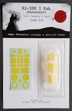 1/48 Kawasaki Ki-100 Ko Vacu Canopy & Mask