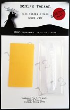 1/72 Nakajima B6N1/B6N2 Jill Vacu Canopy & Mask