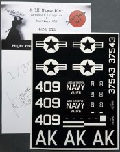 1/32 Douglas A-1H Skyraider National Insignia paint masks