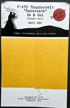 1/32 Republic P-47D Thunderbolt mask for Trumpeter