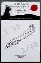 1/48 F.M.A. IA-58A Pucara national insignia paint masks