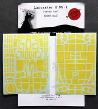 1/48 Avro Lancaster B.I canopy mask