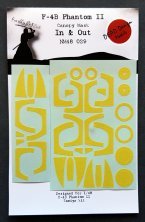 1/48 McDonnell F-4B Phantom II canopy inside and outside masks