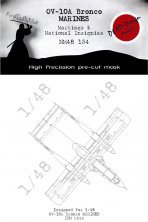 1/48 OV-10A Bronco Marines National Insignia masks