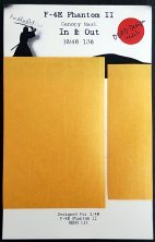 1/48 McDonnell F-4E Phantom II inside and outside canopy masks