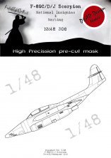 Dead Design Models Mascherine F-89D/F-89J Scorpion 1/48 Dead Design Models Mascherine F-89D/F-89J Scorpion 1/48