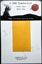 1/72 Republic F-105B for Hasegawa kits masks