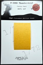 1/72 Republic F-105D Thunderchief for Trumpeter kits masks