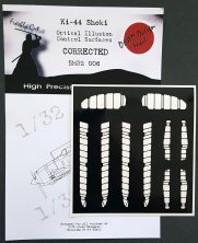 1/32 Nakajima Ki-44 Shoki Control Surfaces