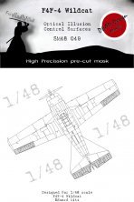 1/48 Grumman F4F-4 Wildcat Control Surfaces masks