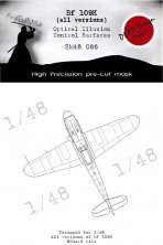 1/48 Messerschmitt Bf-109K-4 3D effect/optical illusion mask