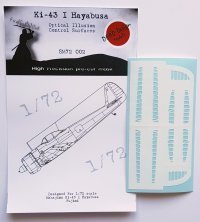 1/72 Nakajima Ki-43-I Hayabusa Control Surfaces Optical Illusion