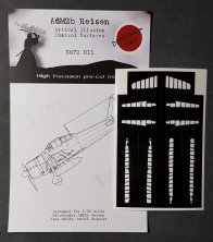 1/72 Mitsubishi A6M2b m.21 Reisen Control Surfaces