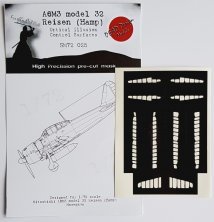 1/72 Mitsubishi A6M3 m.32 Reisen Control Surfaces