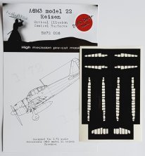 1/72 Mitsubishi A6M3 m.22 Reisen Control Surfaces