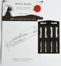 1/72 Yokosuka D4Y3/Yokosuka D4Y4 Suisei Control Surfaces