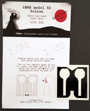 1/32 Mitsubishi A6M5 Reisen undercarriage Bays