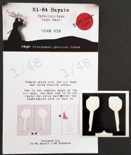 1/48 Nakajima Ki-84 Hayate undercarriage Bays mask