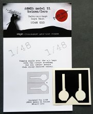 1/48 Mitsubishi A6M2a/b Reisen undercarriage Bays mask