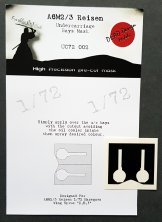 1/72 Mitsubishi A6M2/A6M3/A6M5 Zero undercarriage paint masks