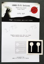 1/72 Mitsubishi A6M2/3/5 Zero undercarriage bay paint masks