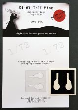 1/72 Kawasaki Ki-61-Id Hien under-carriage bay paint masks