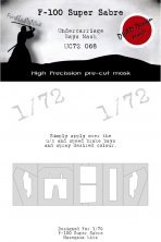 1/72 North-American F-100 Super Sabre undercarriage wheel bay