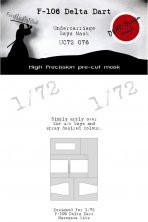 1/72 Convair F-106A Delta Dart undercarriage wheel bay mask