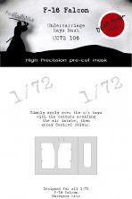 Dead Design Models F-16 Falcon Undercarriage Masks 1/72