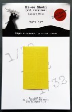 1/32 Nakajima Ki-44 Shoki canopy frame paint masks