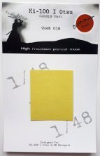 1/48 Kawasaki Ki-100 I Bubbletop canopy paint frame mask