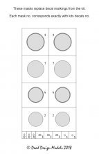 1/48 Mitsubishi A5M2b Claude Early National Insignia paint mask