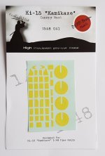 1/48 Mitsubishi Ki-15 Kamikaze canopy paint frame mask